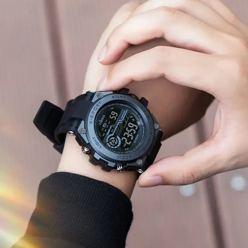 Waterproof Men’s Sport Watch – Stylish, Luminous, Multi-Function