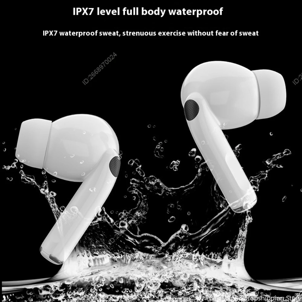 LCD Screen Earphones ANC True Wireless Earbuds Bluetooth TWS In-Ear Headphones HiFi Stereo Sport Headsets With Mic