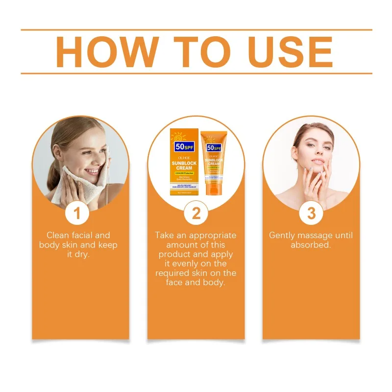 SPF50 Moisturizing Sunscreen Lotion for Face & Body – Refreshing, Lightweight Sunblock for Daily Skin Protection and Repair