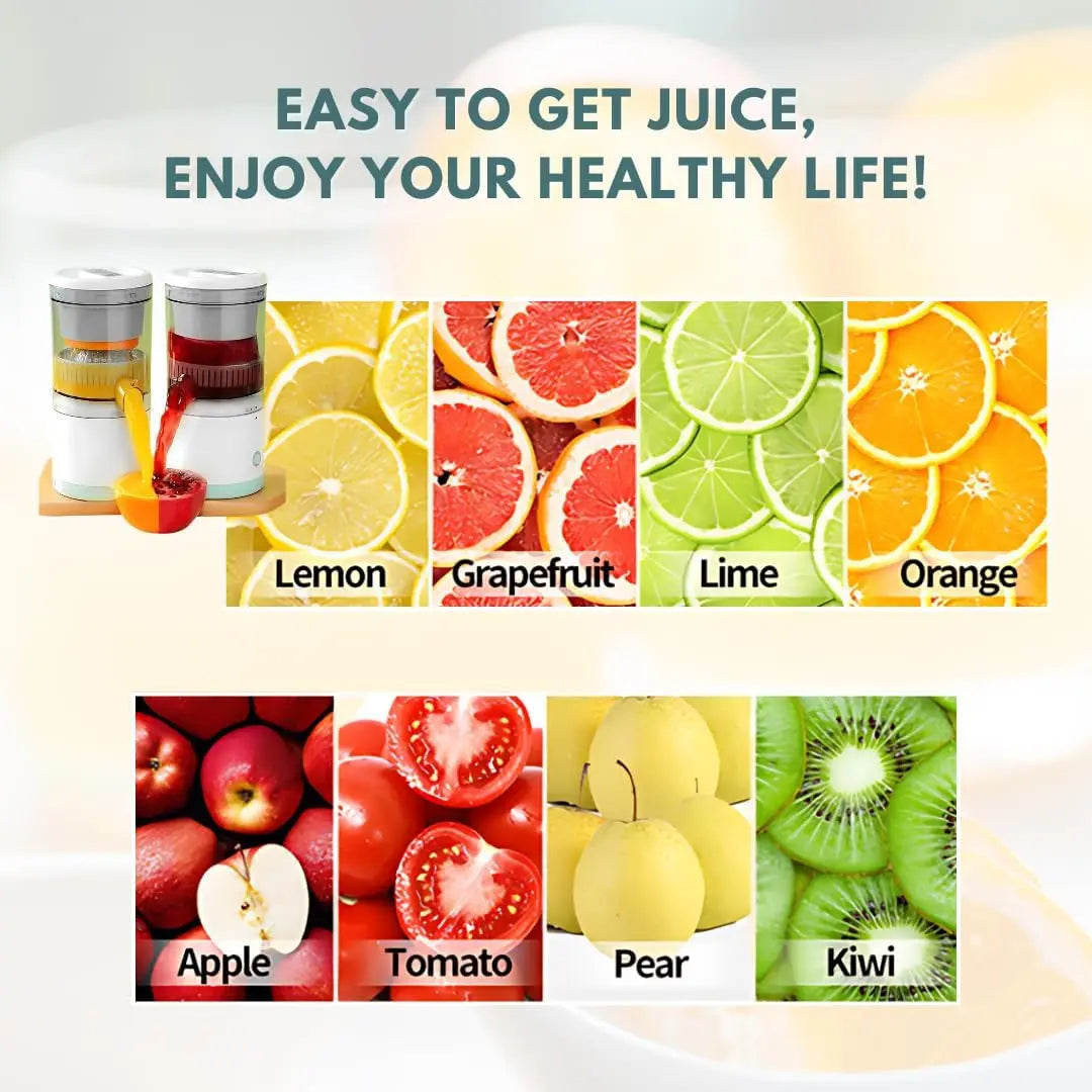 Wireless Portable Citrus Juicer – For Lemon, Orange & Watermelon